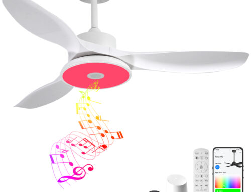 BAYSQUIRREL Smart Ceiling Fan with Lights 48in