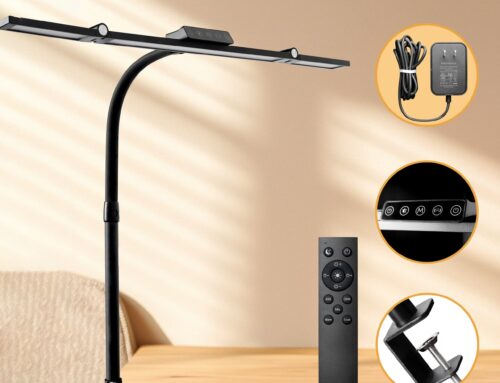 Gooseneck Led Desk Lamp with Clamp J06